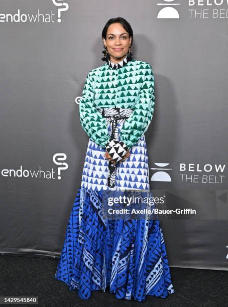 Rosario Dawson attends the Los Angeles Screening of "Below The Belt" at Directors Guild Of America on October 01, 2022 in Los Angeles, California.