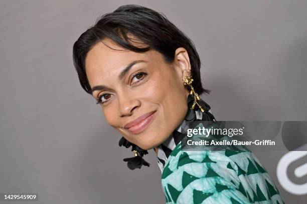 Rosario Dawson attends the Los Angeles Screening of "Below The Belt" at Directors Guild Of America on October 01, 2022 in Los Angeles, California.