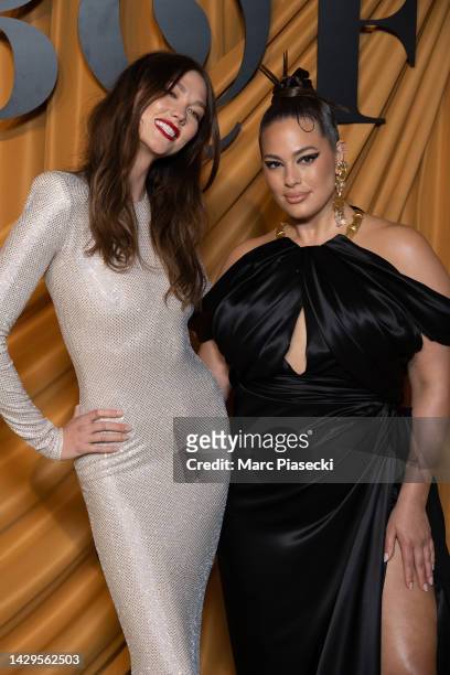 Karlie Kloss and Ashley Graham attend the #BoF500 gala during Paris Fashion Week Spring/Summer 2023 on October 01, 2022 in Paris, France.