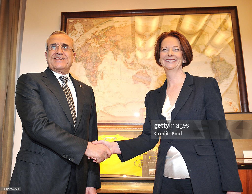 Lebanese President Visits Australia