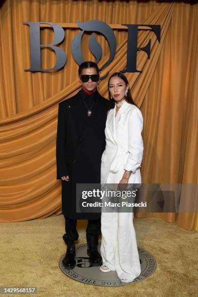 Guests attend the #BoF500 gala during Paris Fashion Week Spring/Summer 2023 on October 01, 2022 in Paris, France.