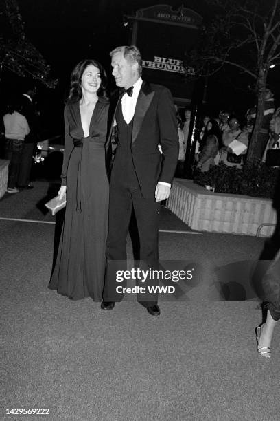 Sherry Lansing and Wayne Rogers attend a screening of "Blue Thunder" during Filmex '83 in Beverly Hills, California, on April 22, 1983.