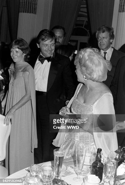 Jennifer Lynton , Anthony Hopkins , and Rosemary Levine attend a movie premiere, with an afterparty at the Plaza Hotel, in New York City on June 14,...