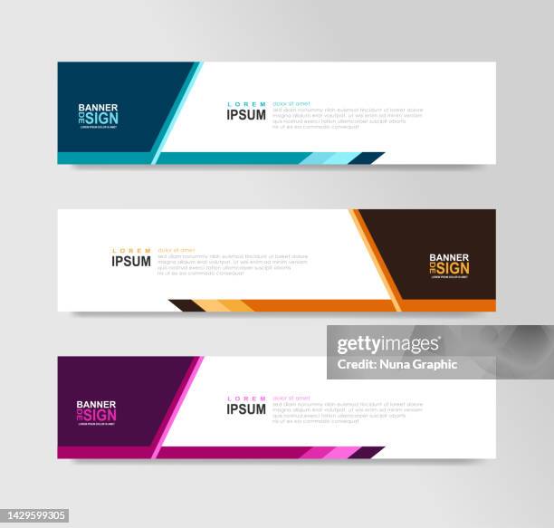 vektor abstrakte banner - corporate design print stock-grafiken, -clipart, -cartoons und -symbole