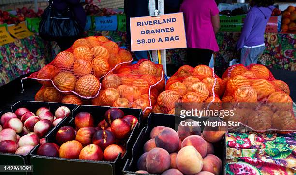 fruit at farmers market in barossa valley - barossa stock pictures, royalty-free photos & images