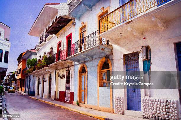 houses - panama city panama stock pictures, royalty-free photos & images