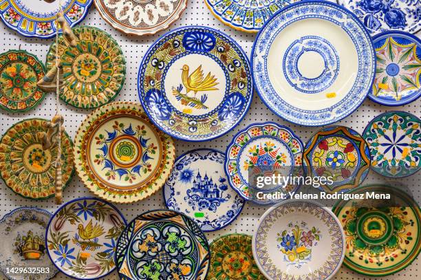 ceramics store in alicante - cerâmica imagens e fotografias de stock
