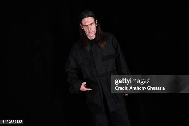 Tobias Spichtig attends the Balenciaga Womenswear Spring/Summer 2023 show as part of Paris Fashion Week on October 02, 2022 in Villepinte, France.