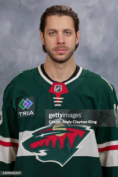 Joseph Cramarossa of the Minnesota Wild poses for his official headshot for the 2022-2023 season on September 21, 2022 at the Tria Practice Rink in...