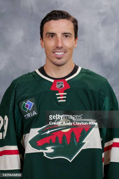 Marc-Andre Fleury of the Minnesota Wild poses for his official headshot for the 2022-2023 season on September 21, 2022 at the Tria Practice Rink in...