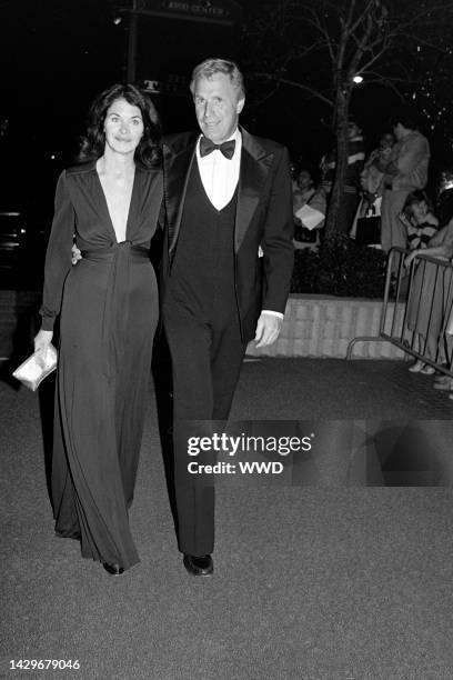 Sherry Lansing and Wayne Rogers attend a screening of "Blue Thunder" during Filmex '83 in Beverly Hills, California, on April 22, 1983.