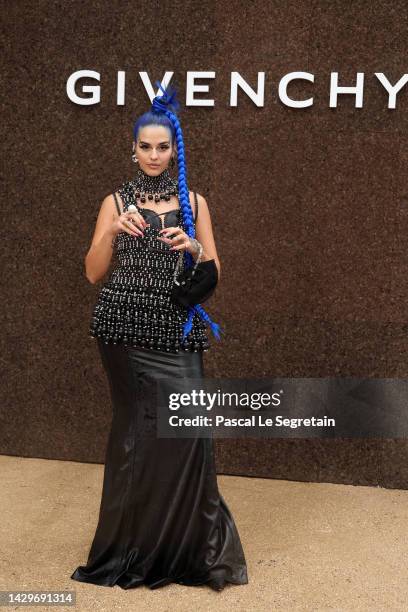 Sita Abellan attends the Givenchy Womenswear Spring/Summer 2023 show as part of Paris Fashion Week on October 02, 2022 in Paris, France.