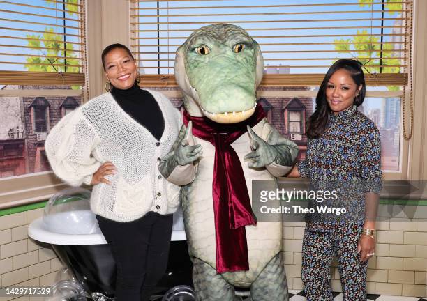 Queen Latifah and Eboni Nichols attend "Lyle, Lyle, Crocodile" World Premiere at AMC Lincoln Square Theater on October 02, 2022 in New York City.