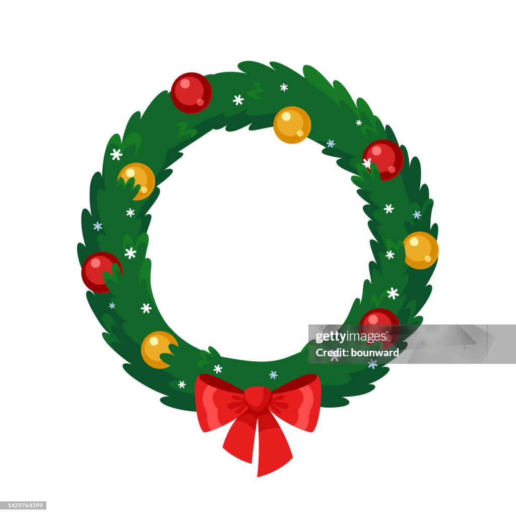 Christmas wreath.