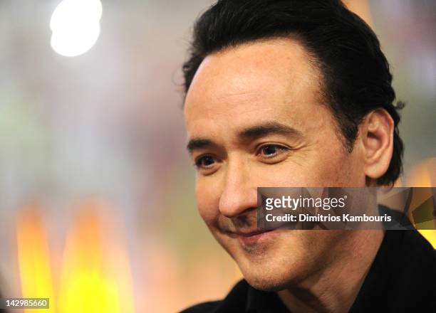 Actor John Cusack attends "The Raven" NY Screening Presented By DeLeon Tequila at Landmark Sunshine Cinema on April 16, 2012 in New York City.