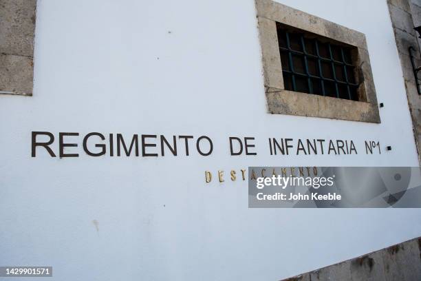 General view of the Infantry Regiment detachment on September 21, 2022 in Tavira, Portugal.