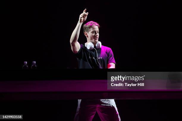 Kygo performs during the 2022 Forbes 30 Under 30 Summit at Detroit Opera House on October 02, 2022 in Detroit, Michigan.