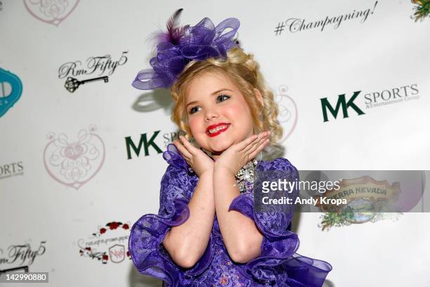 Eden Wood attends the "Eden's World" premiere party at Room Fifty5 at Dream Midtown on April 16, 2012 in New York City.