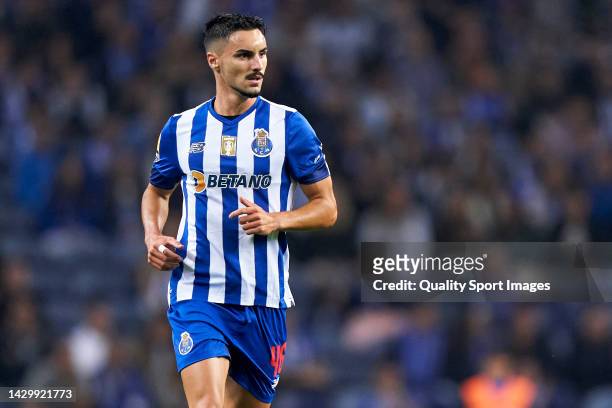 Stephen Eustaquio of FC Porto looks on during the Liga Portugal Bwin match between FC Porto and Sporting Braga at Estadio do Dragao on September 30,...