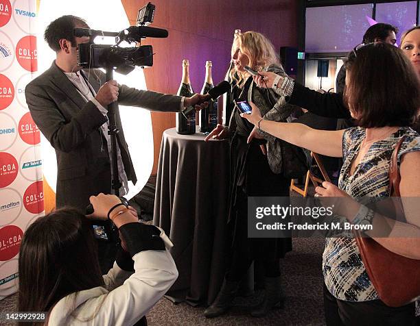 Actress Julie Delpy attends the 16th Annual City Of Lights, City Of Angels Film Festival at the Directors Guild of America on April 16, 2012 in Los...