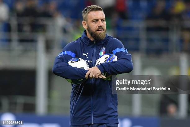 Daniele De Rossi during the match Italy-England at the Giuseppe Meazza stadium. Milan , September 23rd, 2022