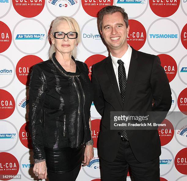 Director Penelope Spheeris and David Martinon, Consul General of France in Los Angeles attend the 16th Annual City Of Lights, City Of Angels Film...