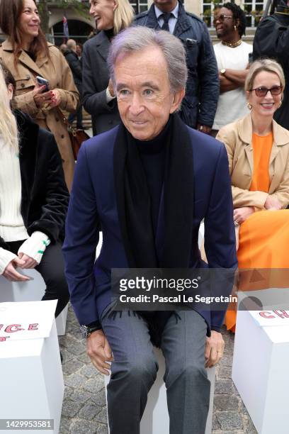 Bernard Arnault attends the Stella McCartney Womenswear Spring/Summer 2023 show as part of Paris Fashion Week on October 03, 2022 in Paris, France.