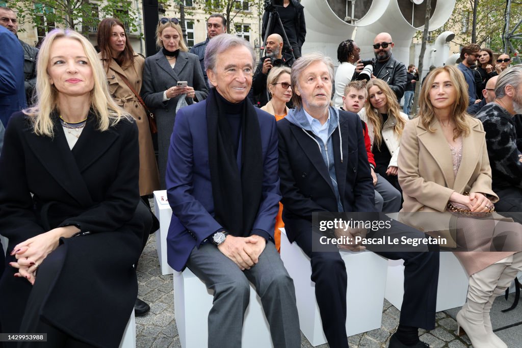 Delphine Arnault, LVMH CEO Bernard Arnault, Paul McCartney and