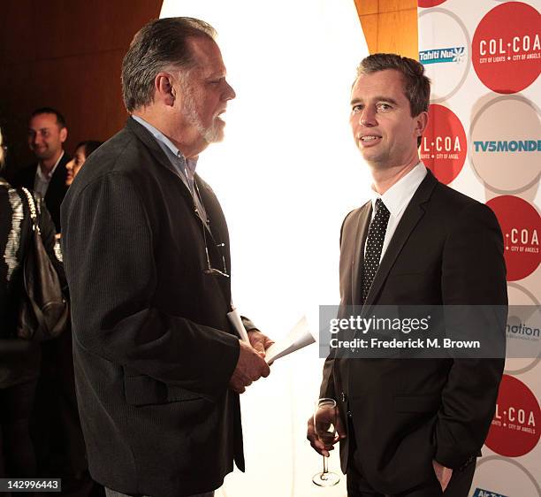 Writer/director Taylor Hackford and David Martinon, Consul General of France in Los Angeles attend the 16th Annual City Of Lights, City Of Angels...