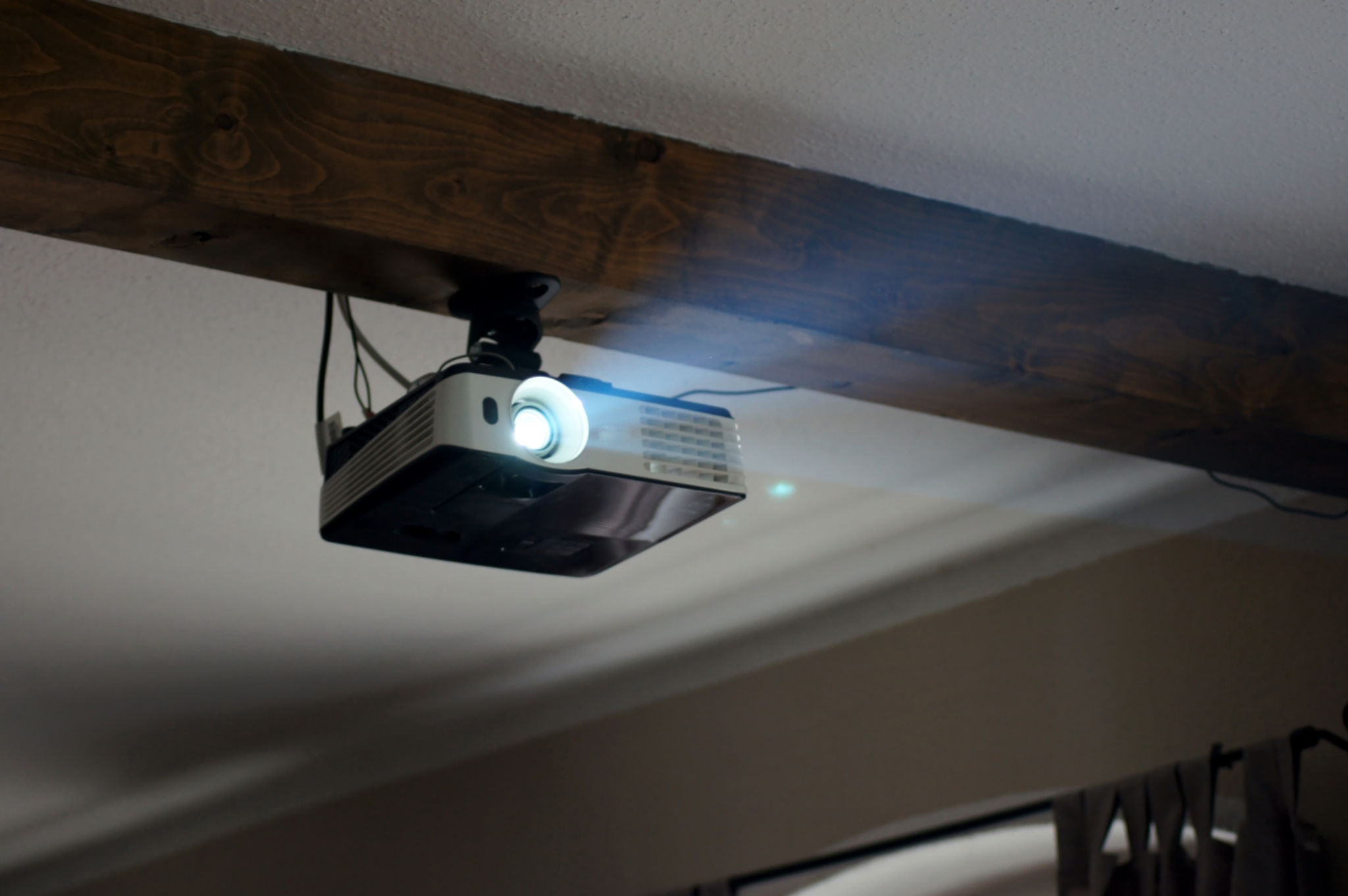 projector room setup