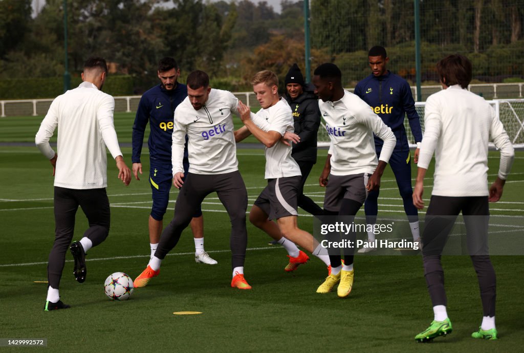 Tottenham Hotspur Training Session And Press Conference