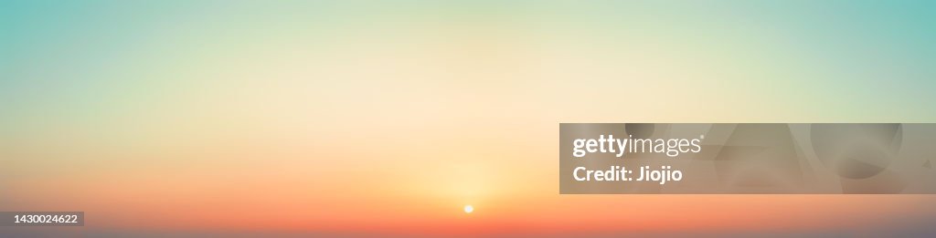 Sky at sunrise