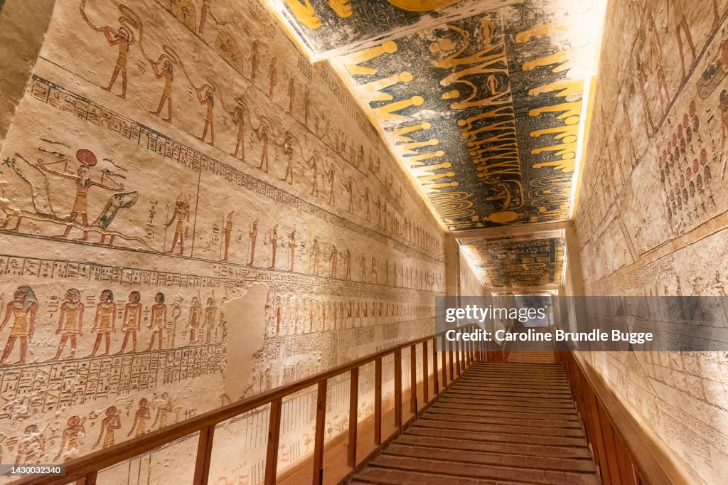 Tomb of Ramses V and Ramses VI (KV9), Valley of the Kings, Egypt