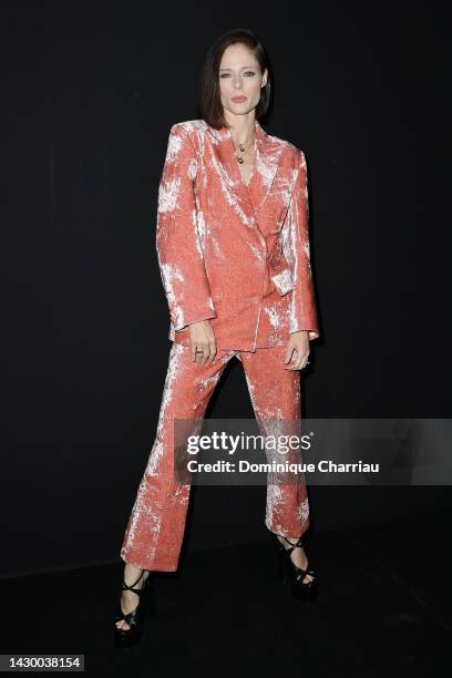 Coco Rocha attends the Lanvin Womenswear Spring/Summer 2023 show as part of Paris Fashion Week on October 03, 2022 in Paris, France.