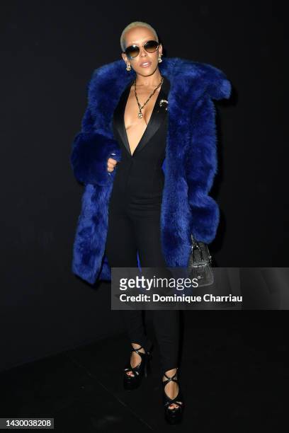 Doja Cat attends the Lanvin Womenswear Spring/Summer 2023 show as part of Paris Fashion Week on October 03, 2022 in Paris, France.