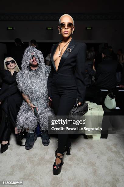 Doja Cat attends the Lanvin Womenswear Spring/Summer 2023 show as part of Paris Fashion Week on October 03, 2022 in Paris, France.