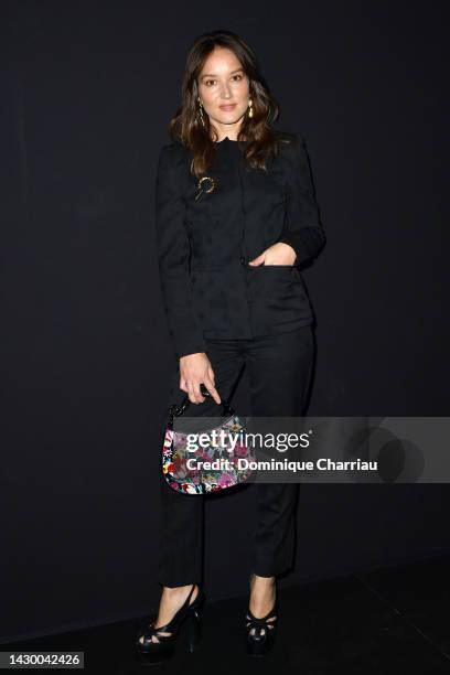 Anaïs Demoustier attends the Lanvin Womenswear Spring/Summer 2023 show as part of Paris Fashion Week on October 03, 2022 in Paris, France.