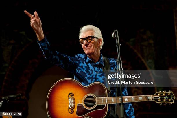 Nick Lowe performs on stage at Passionkirch, Berlin, Germany, 28th September 2022.