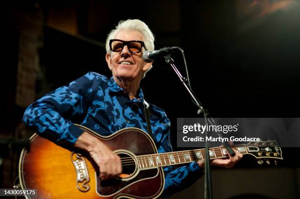 Nick Lowe performs on stage at Passionkirch, Berlin, Germany, 28th September 2022.