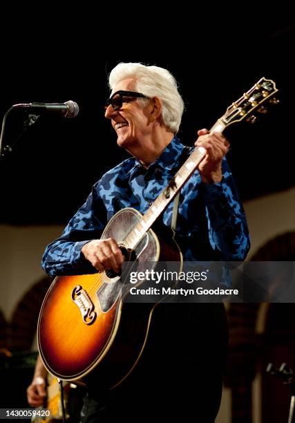 Nick Lowe performs on stage at Passionkirch, Berlin, Germany, 28th September 2022.