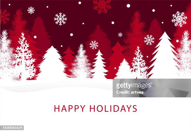 holiday card - holiday stock illustrations