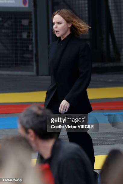Fashion designer Stella McCartney walks the runway during the Stella McCartney Ready to Wear Spring/Summer 2023 fashion show as part of the Paris...
