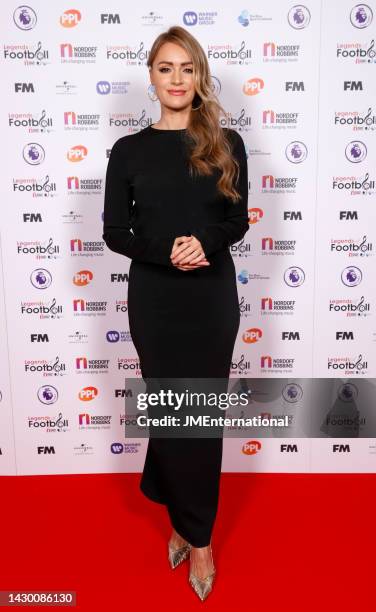 Laura Woods attends the Legends of Football 2022 at the JW Marriott Grosvenor House Hotel on October 3, 2022 in London, England.