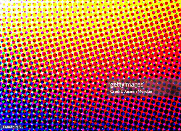 half tone dotted background - pop art background stockfoto's en -beelden