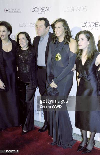 Designer Donna Karan, Ann Moore, Broadcaster Daryn Kagan, Andrew Tilberis and Ann Jackson with gala honorees. Event took place at Hammerstein...