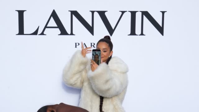FRA: Lanvin : Outside Arrivals - Paris Fashion Week - Womenswear Spring/Summer 2023