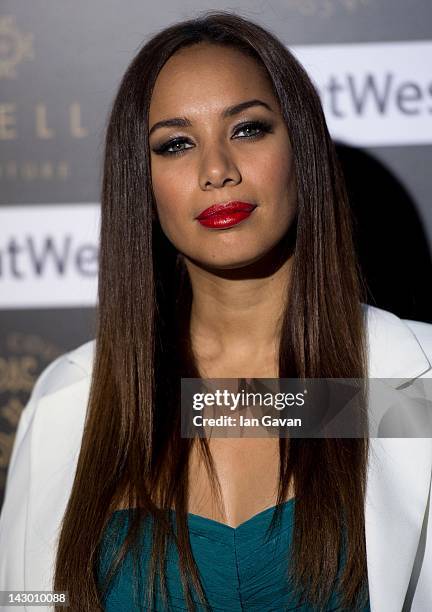 Leona Lewis attends the Ariella Couture fashion show at 250 Bishopsgate on April 17, 2012 in London, England.