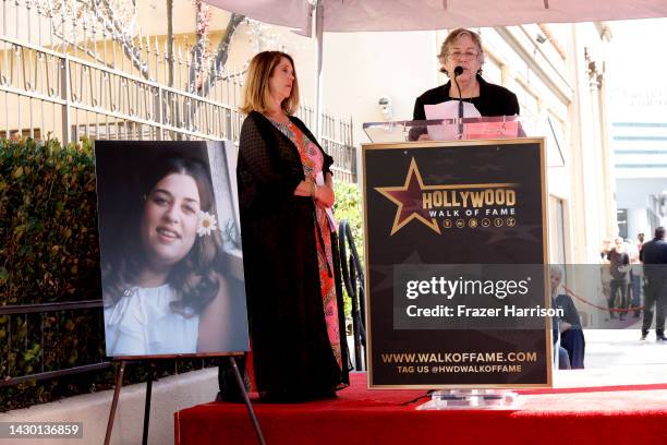 Owen Elliot-Kugell and Leah Kunkel attend the star ceremony for "Mama" Cass Elliott honored with a star on the Hollywood Walk of Fame posthumously on...