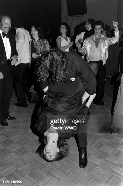 Diane de Beauvau-Craon dances with Pierre Maraval during an event celebrating the release of "New York, New York," beginning with a gala screening at...