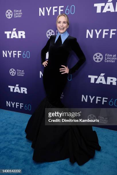 Nina Hoss attends the "TÁR" red carpet event during the 60th New York Film Festival at Alice Tully Hall, Lincoln Center on October 03, 2022 in New...